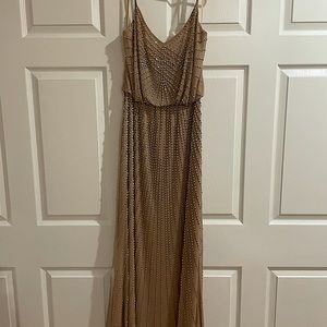 Nude colored Xscape dress size 6.